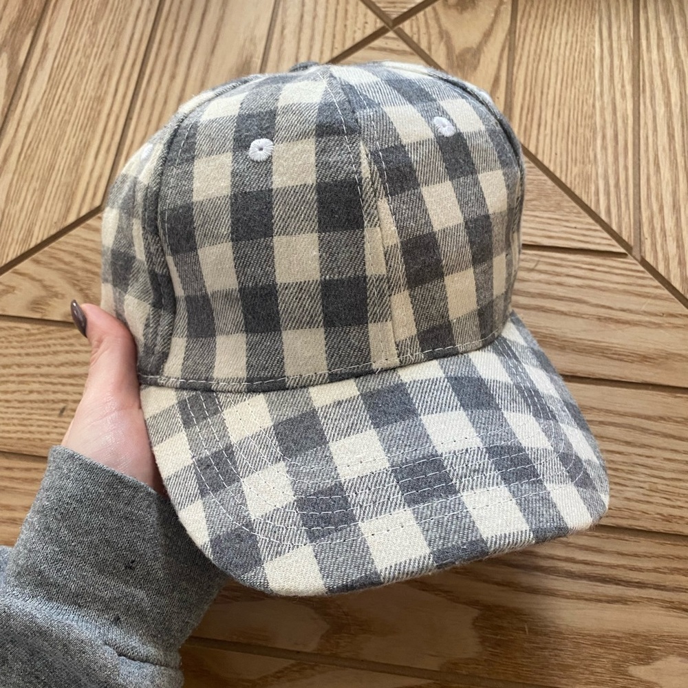 Cocus Pocus plaid baseball cap